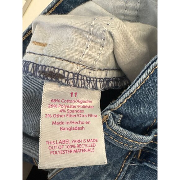 No Boundaries Womens Distressed High-Rise Skinny Jeans Junior Size 11 - Picture 5 of 14